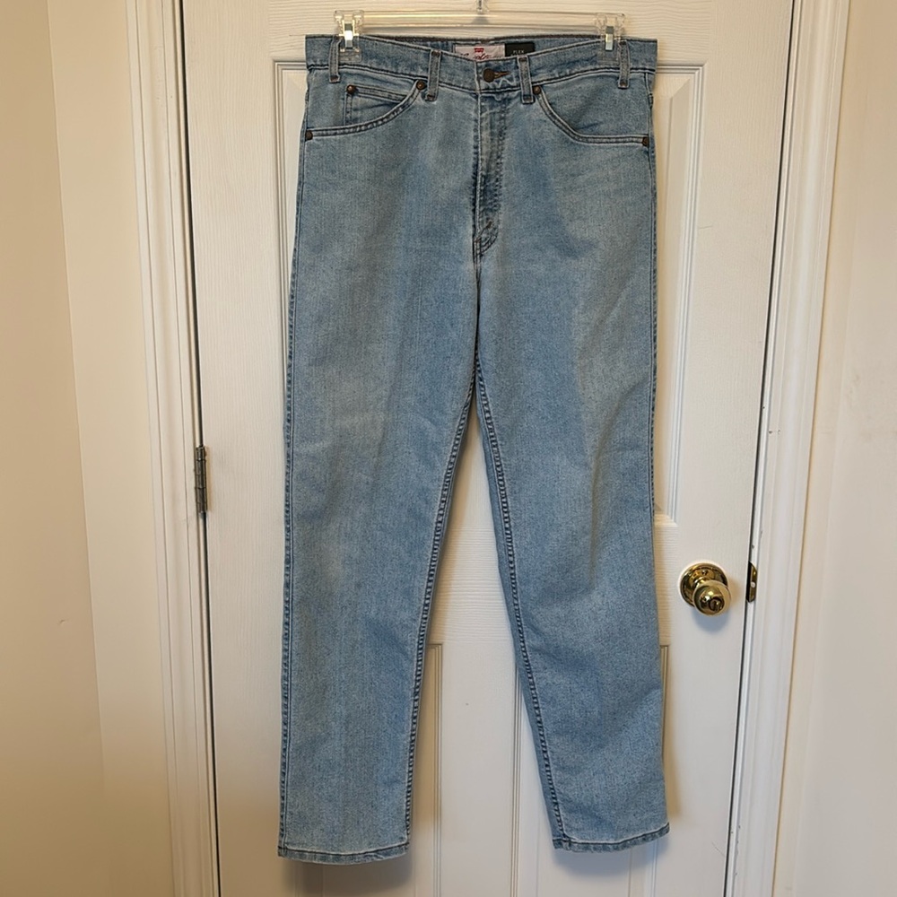 VINTAGE Levis 540 Flex Denim Jeans 33x32 Brown/Orange Tab